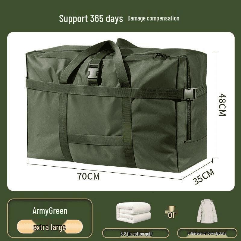 Waterproof Oxford Cloth Luggage Bag - Large Capacity for Household and Bedroom Storage