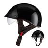 Motorcycle Electric Bicycle Half Helmet Retro Men's Sun-protection Women's Safety Small Head Girdle Scoop