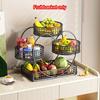 Heart-shaped 3-layer Fruit Basket,countertop Fruit and Vegetable Basket Bowl, Suitable for Display Racks of Bread,snacks,fruits,cupcakes,candies,etc