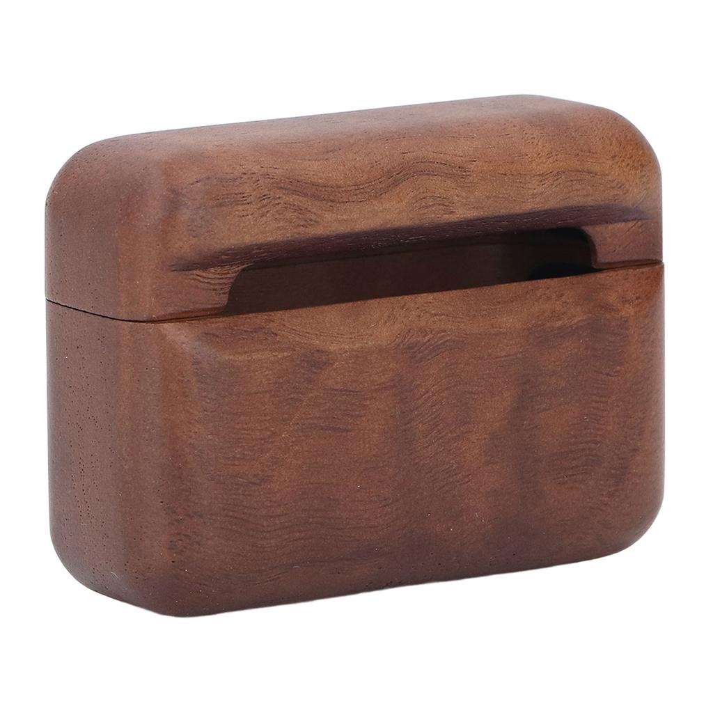 Wood Bluetooth Earphone Case Elegant Stylish Fine Polished Bluetooth Earbuds Protective Cover Case for IOS Pro Eaubuds