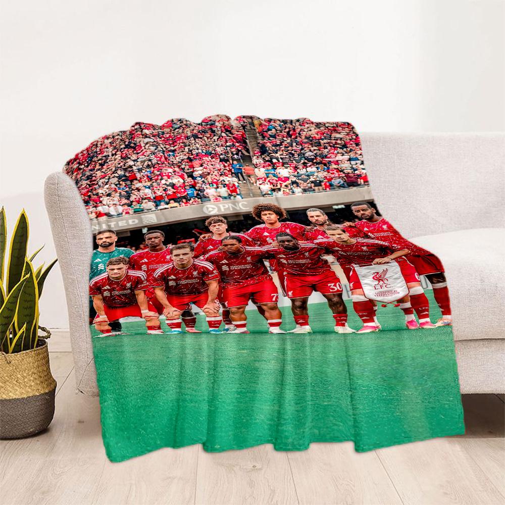 Liverpool Football Club Blanket Durable Comfort Perfect For Seaside Chair Couch Four Seasons Universal Playful Design