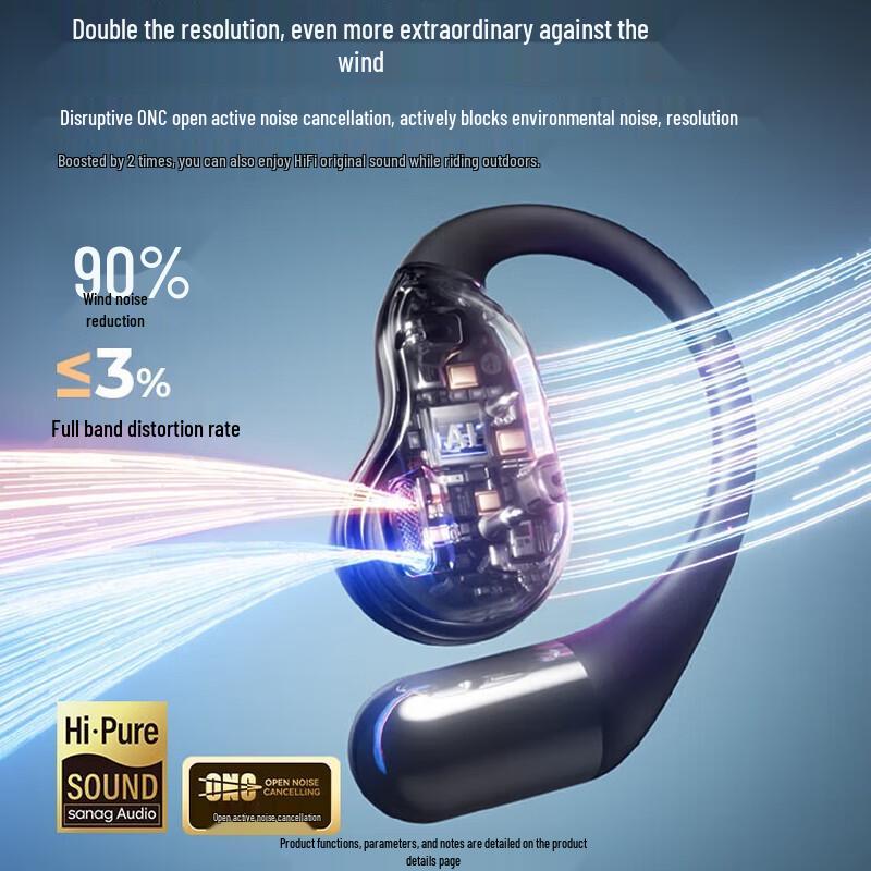Saina G9S AI Ear-Hook Bluetooth Headset