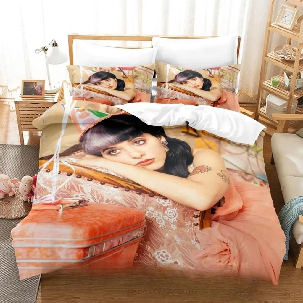 Singers M-Melanie Martinez Beding Set Pilowcase 3D Print Dolhouse album Soft Duvet Cover Young Boys Young Girls Adult Peoples Gifts