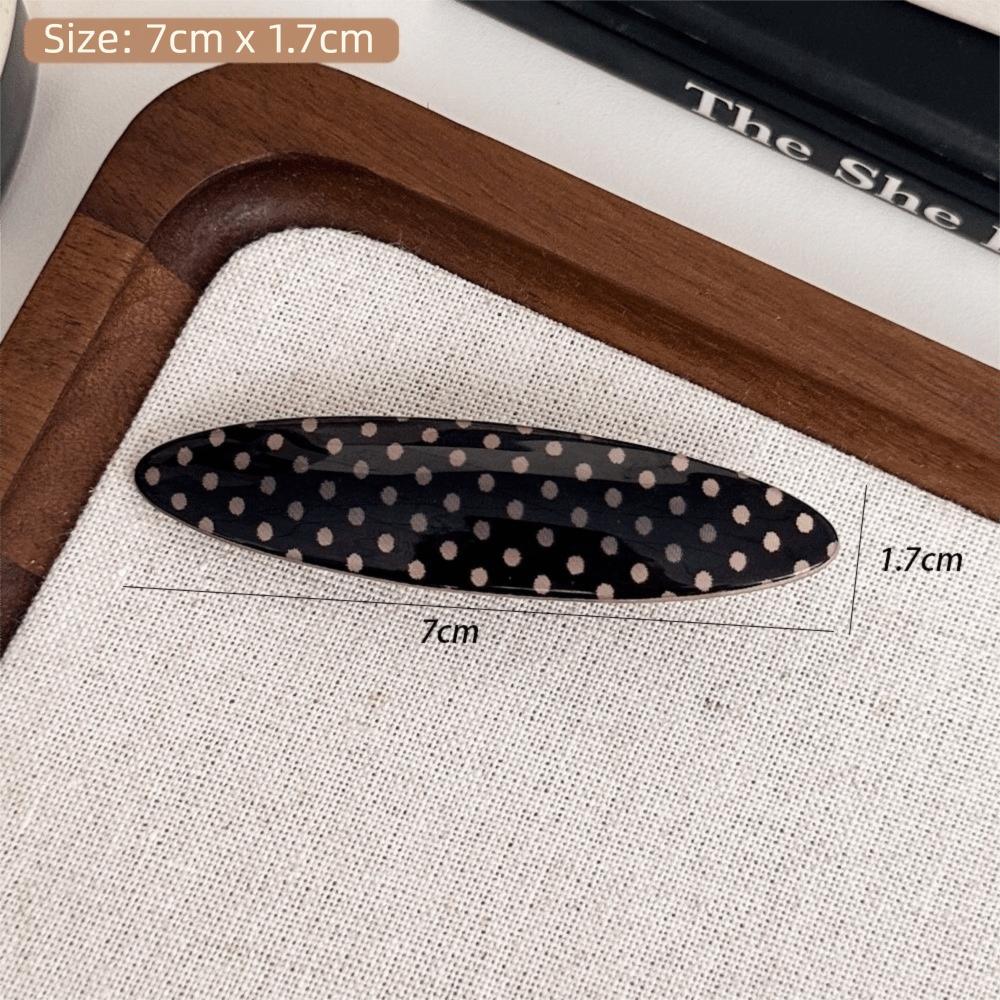 Polka Dot Hair Clips Minimalist Design BB Clip Head Side Clip  Women Girl Hair Styling Accessories