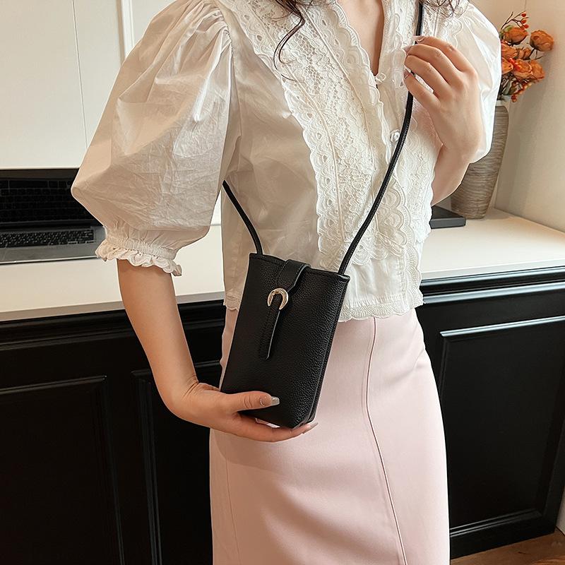 Geantă pentru telefon mobil pentru femei, nouă, mică, proaspătă și la modă, verticală, de umăr, crossbody, geantă mică