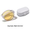 Foldable Night Vision Anti-Blue Light Reading Glasses with HD Eye Protection for Men