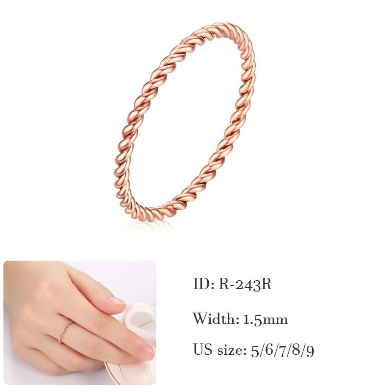 Love Faith Hope Triple Interlocked Engagement Rings for Women Stainless Steel Wedding Promise Gift