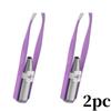 Eyebrow Tweezer with LED Light Smart Design Precision Eyelash Hair Remove Clip Stainless Steel Tweezers Portable Makeup Tools