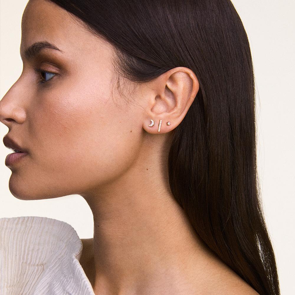 Daniel Wellington Micro Crystal Stud Point Cubic Earrings Fashion Earrings
