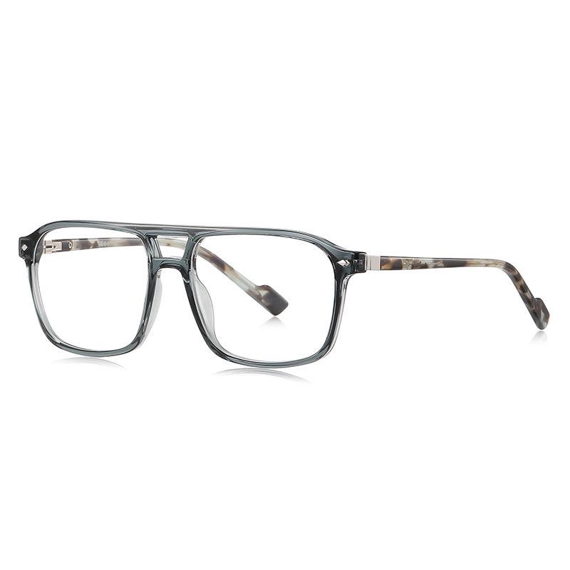 LS219 Retro Schildpatt Anti-Blaulicht Wayfarer Brille mit Acetat-Bügeln – Klassischer Europäischer & Amerikanischer Stil.
