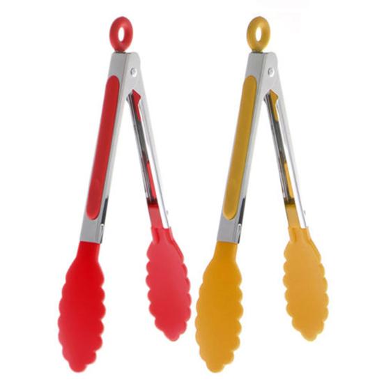 Kuchyňské kleště na servírování salátových grilů na kuchyňské náčiní z nerezové oceli Nylon