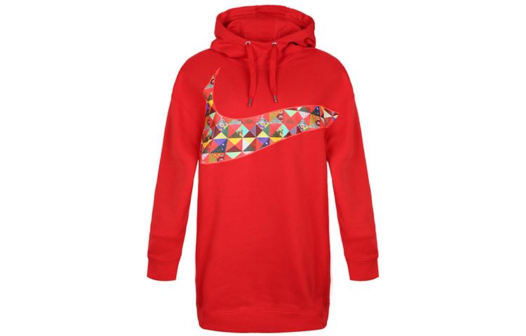Nike Sweatshirts Women s Red Hooded Moderate Regular BV5984-600 M