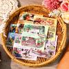 Retro Street Scene Journal Stickers - Gugu Forest Series (20 Sheets)