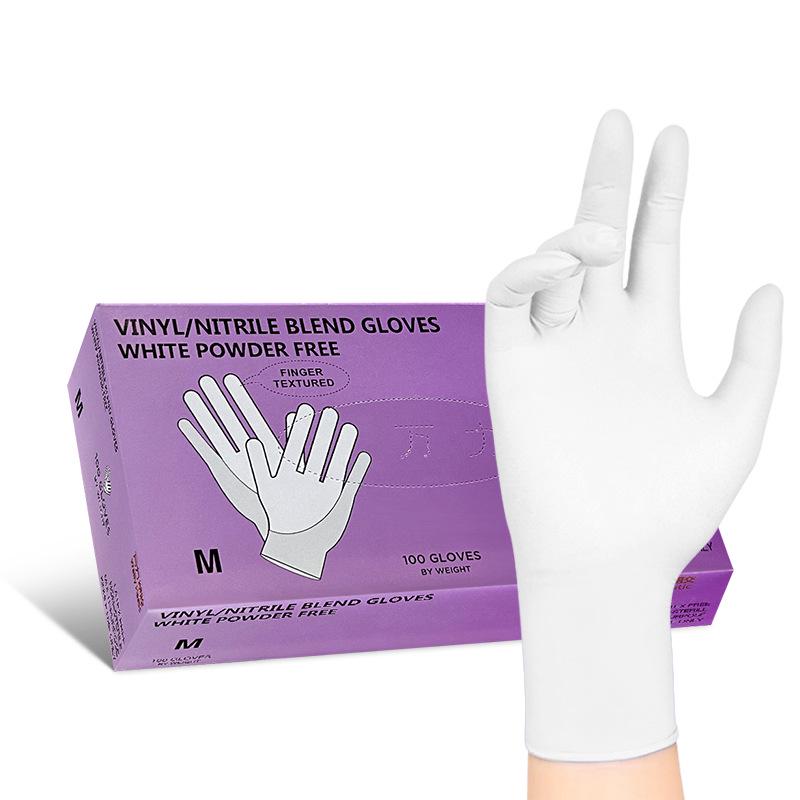 Thickened Disposable Nitrile Latex PVC Gloves: Edible-Grade Protection for Beauty, Kitchen, and Catering Use