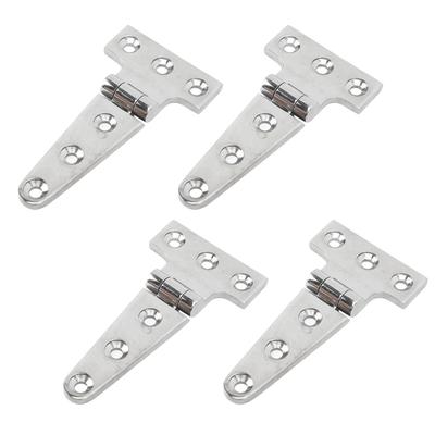 4pcs Heavy Duty Marine Grade T Hinge 316 Stainless Steel Universal Fit Boat Door Hatch T Hinge for