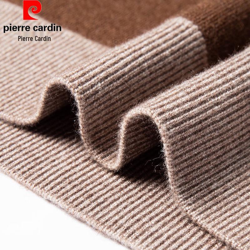 Pierre Cardin Men's V-Neck Lamb Wool Blend Sweater