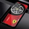 For Ferrari 458 488 599 612 FF F12 Racing Tempered Glass Phone Case For iPhone 11 12 13 14 15 16 17Pro X XR XS Max Mini 7 8 Plus