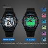 Kids Digital Watch Electronic Waterproof Multifunctional Display Fashionable LED Luminous for Student Sport