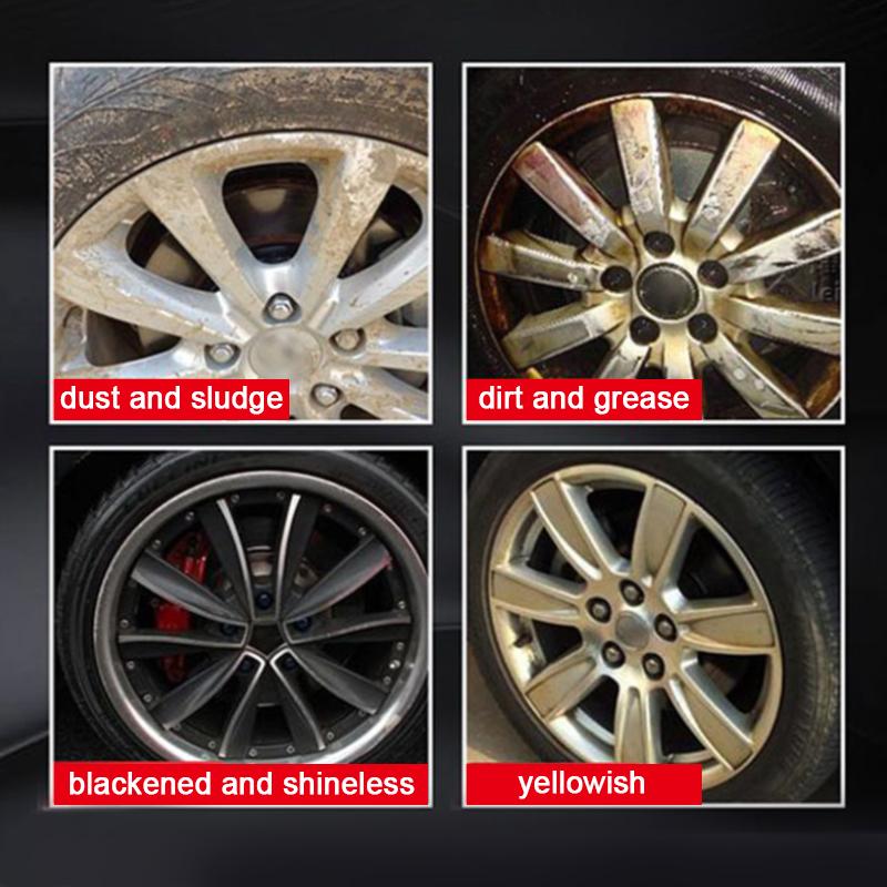 SEAMETAL 500ML Car Wheel Paint Dust Remover Spray Technology Professional Dust Rim Rust Wheel Cleaner for Car Cleaning Agent