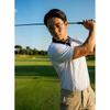 [Gopune] Men's Golf Polo Shirt, Short Sleeve, Sweat-Wicking, Quick-Drying, Stretch, Collared Polo Shirt, UPF50+, Casual, Tennis, Business, 3-Button,