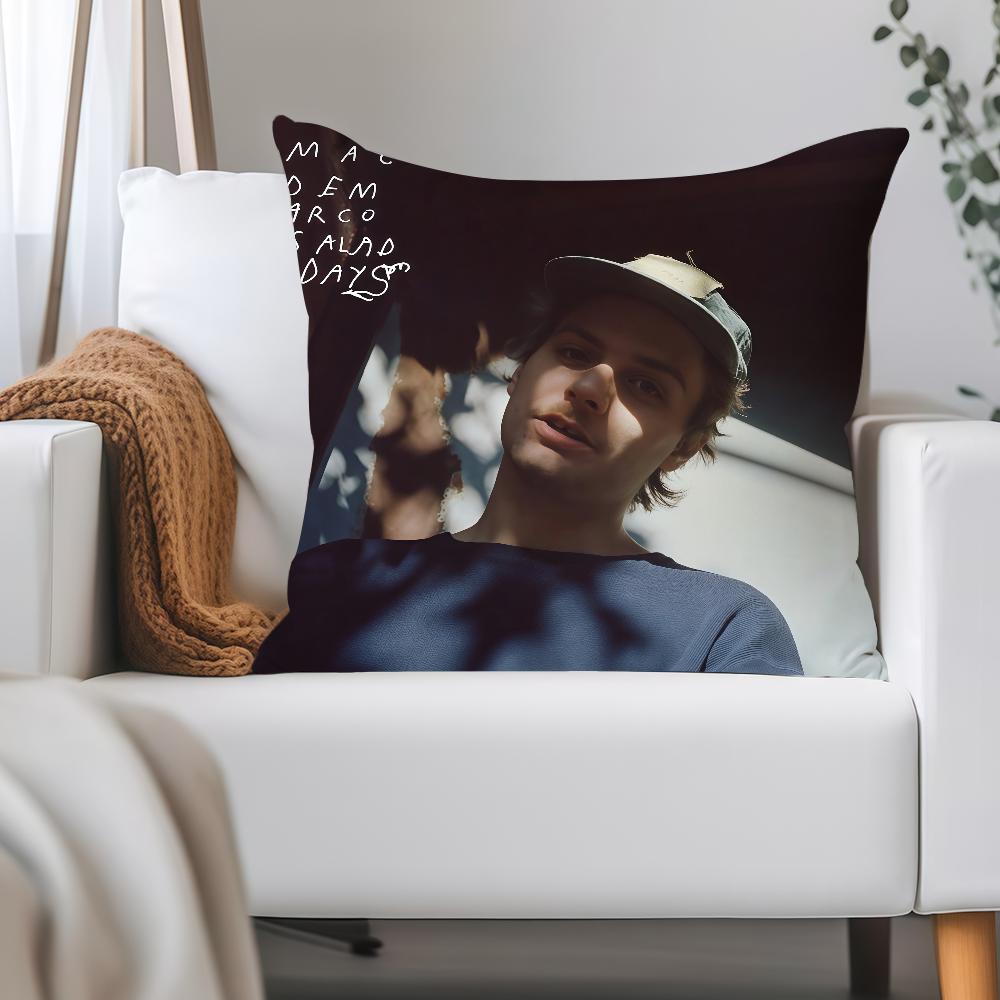 Pop Rock Singer M-mac D-demarco Pillow Case Applicable Space For Guest Rooms Interiors Cars Office House Decoration
