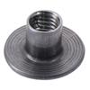 30Pcs Round Base Tee Nut M6 M8 Mounting Hardware Fastener  for Furniture Sheet Metal Woodworking