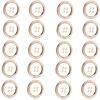 QX2E Fashionable Thin Edges Metal Button Four Eye Designs For Sewing Garments Alloy