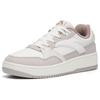 Anta 982GZ Synthetic Leather Low Top Slip Resistant Cushioning Abrasion Resistant Skateboard Shoes Women's White Gray Sneakers 122318063-3