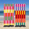 Colourful Stripes Towel Soft Pool Gift For Travel Gym Shower Camping Quick Dry Sports Large Beach Towels