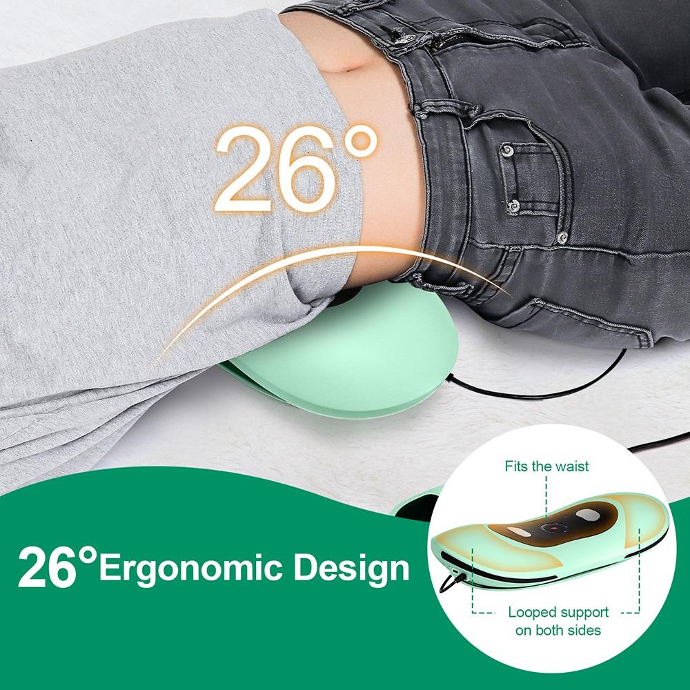 Electric Lumbar Traction Massager Adjustable Vibration Waist Massager Waist Spine Support Back Massage Machine Waist masajeador