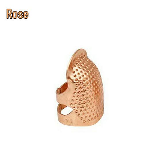 

Adjustable Zinc Alloy Anti-slip Thimble Ring for Cross-stitch Sewing