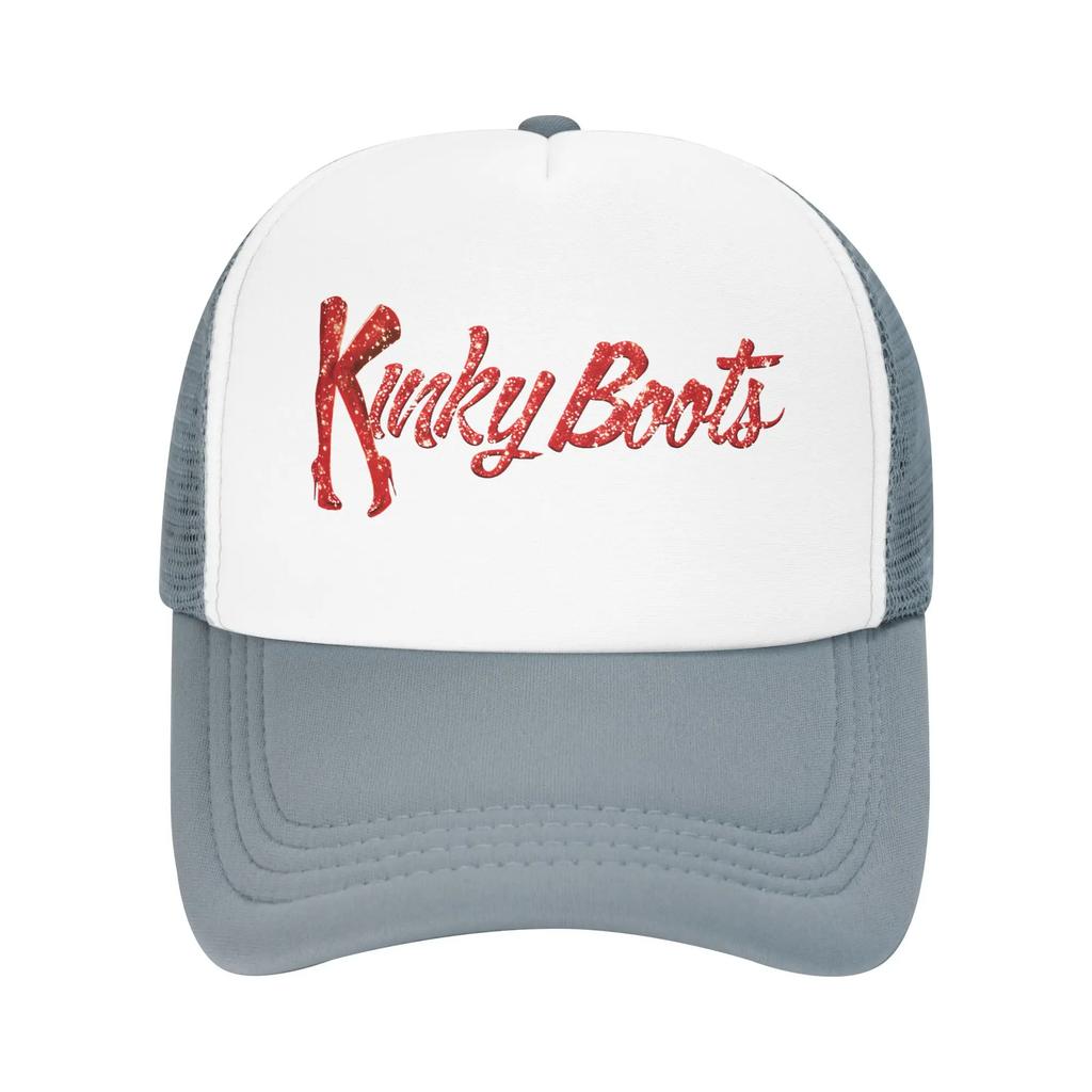 Kinky Boots the Musical Mesh Trucker Hat Sturdy Summer Cooling Meshback Baseball Cap Adjustbale For Casual Wear