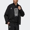Adidas Casual Athletic Breathable Mid Jacket Men Outerwear Black H39318
