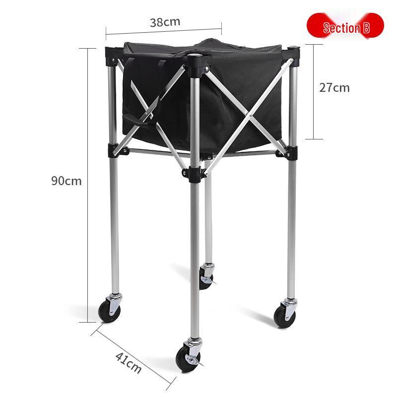 Portable Tennis Ball Picker & Storage Cart