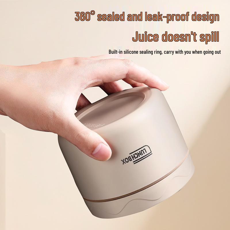Extra Long Insulated Stainless Steel Bento Lunch Box - Microwaveable & Portable