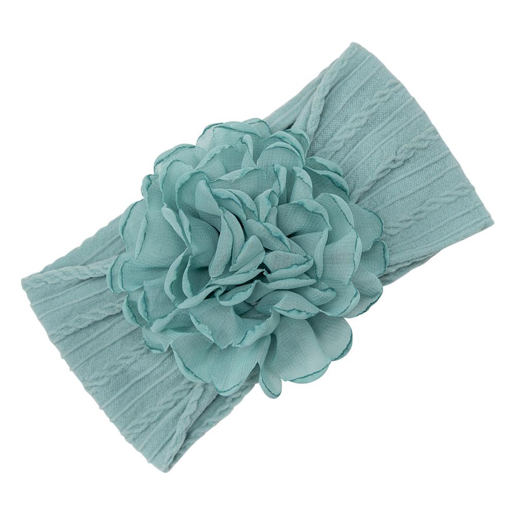 Chiffon Flower Nylon Baby Headbands Children's Hair Bands Infant Soft High Elastic Headdress Solid Boys Girls Hair Accessories