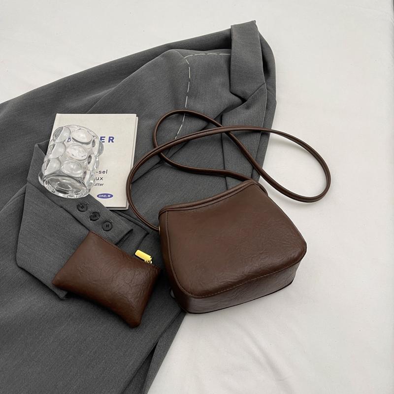 

Мягкая кожаная ретро-сумка для женщин универсальные сумки женские сумки через плечо простая сумка-ведро новая