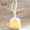 Cute Embroidery Key Holder Small Coin Purse, Macaron Style Mini Backpack Pendant with Lanyard, Lightweight Kids School Bag Pouch Double Zippered