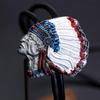 Mens Bolo Tie Indian Head Feathered Western Cowboy Necklace Jewelry Shirt Chain