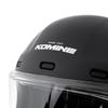 Komine Motorcycle HK-190 Neo Retro Full Face Helmet Basalt Gray XL