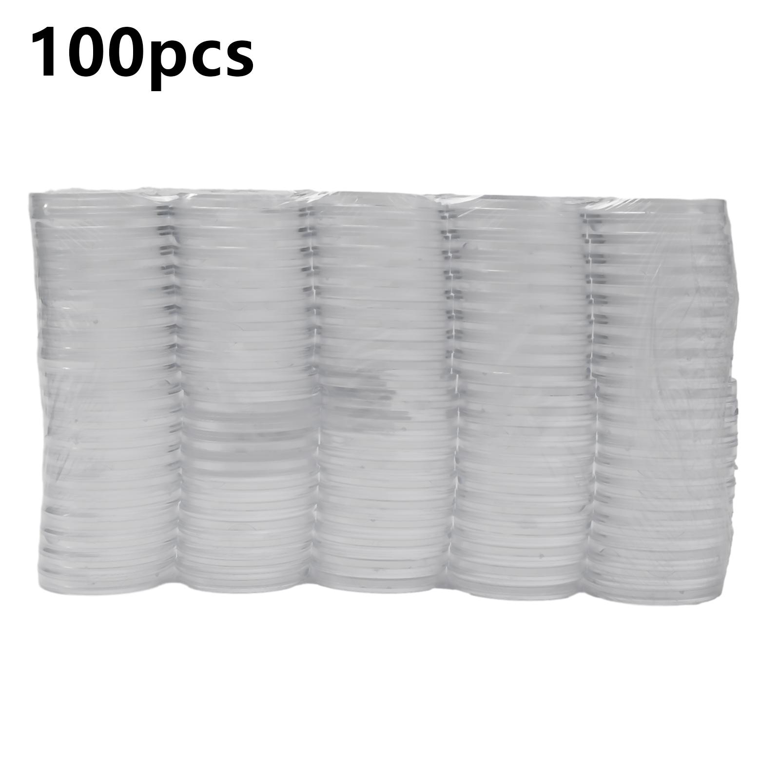 

Home Storage Organizer Coin Capsules Coin Cases 100pcs 39mm Coin Collection Coin Storage Box Plastic Transparent
