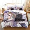Anime Ice Guy and His Cool Female Colleague Bedding Set Printed Comforter Duvet Cover Pillow Case 3 Pieces Sets Kids Adult Size
