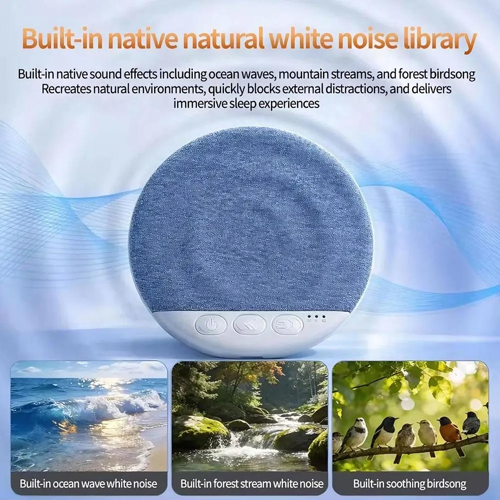 Bedroom Pillow Speaker Bluetooth 5.4 Under Pillow Speaker With White Noise 30/60/90 Min Timers For Sleeping