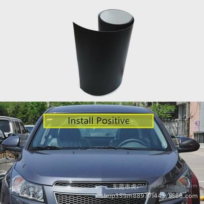 Autocollant universel noir pour pare-brise avant de voiture