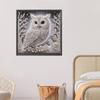 Owl Special Shaped 5D DIY Partial Drill Diamond Painting Kits for Adults DIY Gift Home Decor Diamonds Dots Gem Art Kits 30x30cm