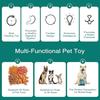 Puppy Toy Adjustable Food Dispensing Treat Dispenser Dogs Puzzle Feeder Slow Feeding for Aggressive Chewers Breed Pet Gift