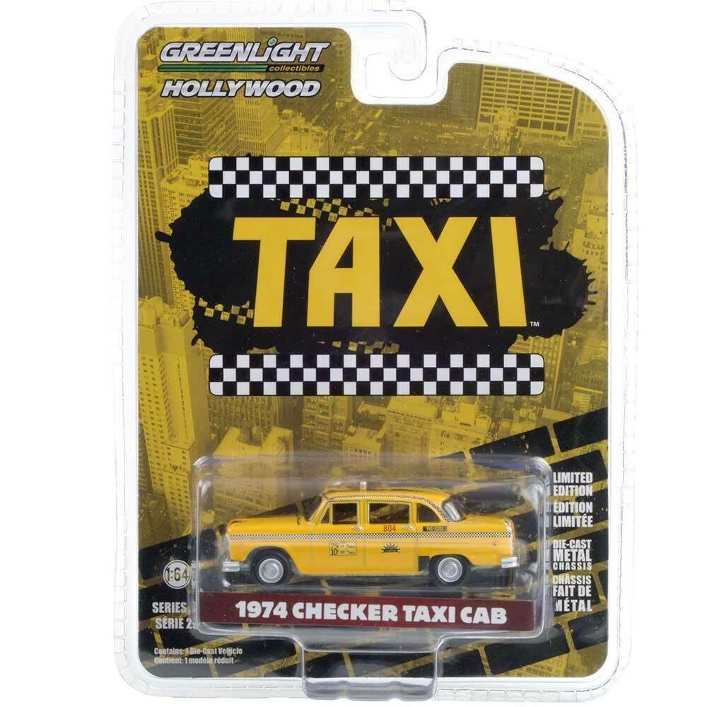 

Greenlight Checker Taxi Cab Greenlight Checker Taxi Sunshine Cab Company minicar 1/64 #804 [item]