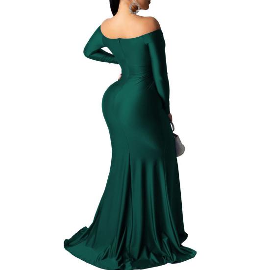 Dámské spodničky velké velikosti Dámské bodycon šaty Sexy šaty s výstřihem do V mimo ramena Pouzdrové šaty s tenkým zadečkem pro ženy