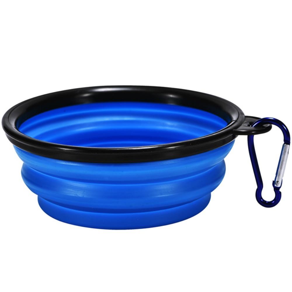 Small Sized Pet Foldable Silicone Dog Bowls Dog Feeding Utensils Outdoor Portable Foldable Dog Dishes In Stock Ideal for Dog
