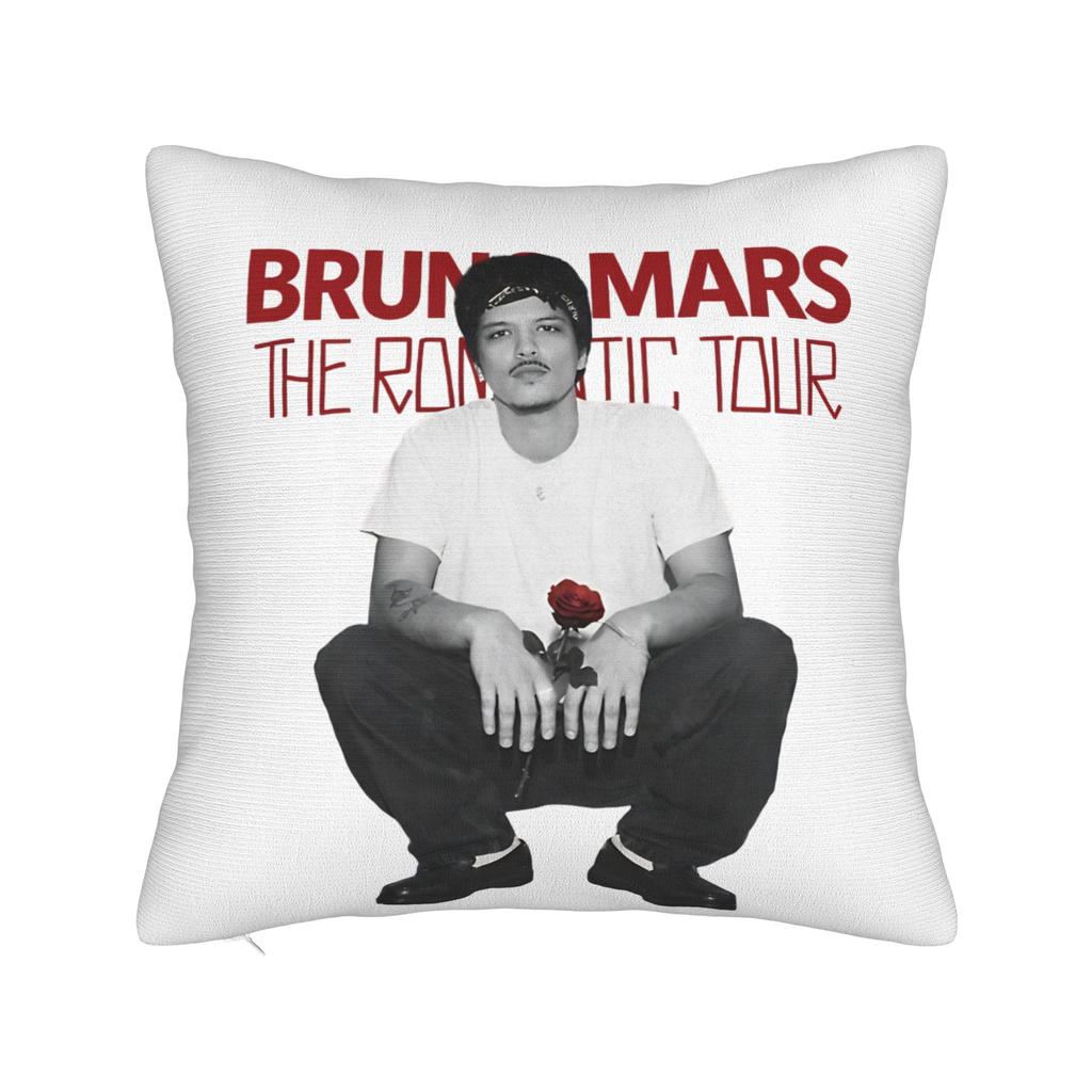 Bruno Mars Musiktour Quadratische Kissenbezüge Kissenbezüge Individuell Reißverschluss Dekor Kissenbezug Für Sitz 18"